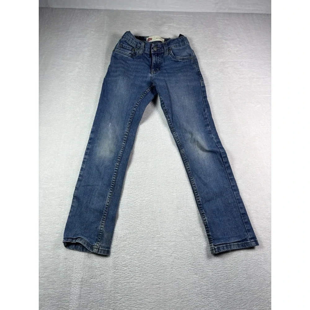 Levi's 511 Slim Jeans Youth Boy's Size 8 Regular (24x25) Light Wash Denim VTG